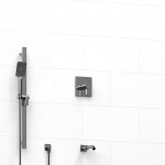 Riobel KIT1223PFTQ 0.5 2-way Type TP thermostaticpressure balance coaxial system with spout and hand shower rail