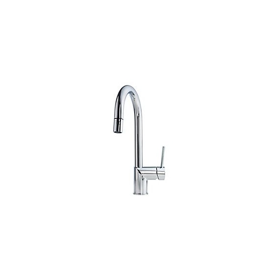 Kindred KFPD1400 Gooseneck pull down spray faucet dual stream