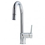 Kindred KFPD1400 Gooseneck pull down spray faucet dual stream