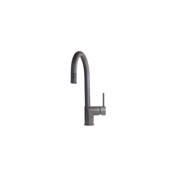 Kindred KFPD1800 Gooseneck pull down spray faucet dual stream