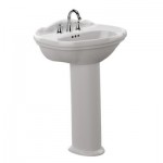 TOTO LPT754.4 WHITNEY 4 CENTER LAV PED