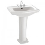 TOTO LPT780.4 CLAYTON 4 CENTER LAV PED