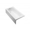 TOTO FBY1715LP L-HAND CAST IRON BATHTUB