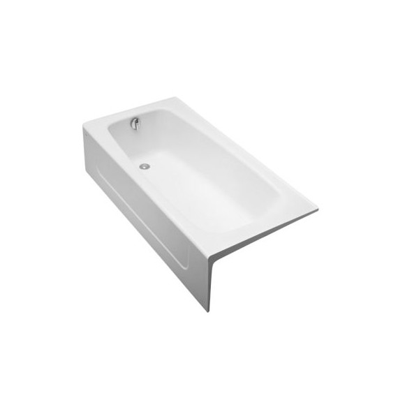 TOTO FBY1715LP L-HAND CAST IRON BATHTUB