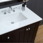 Virta 36 Inch Dalia Floor Mount Single Sink Vanity - With Left Hand Drawers