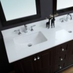 Virta 60 Inch Dalia Floor Mount Double Sink Vanity