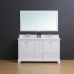 Virta 60 Inch Dalia Floor Mount Double Sink Vanity