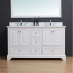 Virta 60 Inch Dalia Floor Mount Double Sink Vanity