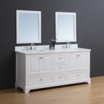 Virta 72 Inch Dalia Floor Mount Double Sink Vanity