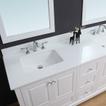 Virta 72 Inch Dalia Floor Mount Double Sink Vanity