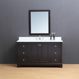 Virta 60 Inch Dalia Floor Mount Single Sink Vanity