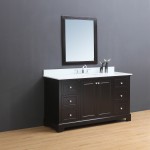 Virta 60 Inch Dalia Floor Mount Single Sink Vanity