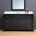 Virta 60 Inch Dalia Floor Mount Single Sink Vanity