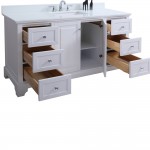 Virta 60 Inch Dalia Floor Mount Single Sink Vanity