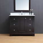 Virta 42 Inch Dalia Floor Mount Single Sink Vanity