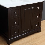 Virta 42 Inch Dalia Floor Mount Single Sink Vanity