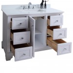 Virta 42 Inch Dalia Floor Mount Single Sink Vanity