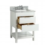 Virta 24 Inch Breeze Floor Mount Single Sink Vanity