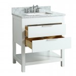 Virta 30 Inch Breeze Floor Mount Single Sink Vanity