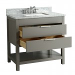 Virta 36 Inch Breeze Floor Mount Single Sink Vanity