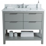 Virta 42 Inch Breeze Floor Mount Single Sink Vanity