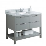 Virta 42 Inch Breeze Floor Mount Single Sink Vanity