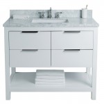 Virta 42 Inch Breeze Floor Mount Single Sink Vanity