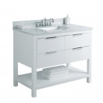 Virta 42 Inch Breeze Floor Mount Single Sink Vanity