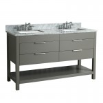 Virta 60 Inch Breeze Floor Mount Double Sink Vanity