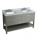 Virta 60 Inch Breeze Floor Mount Double Sink Vanity