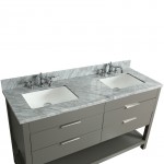 Virta 60 Inch Breeze Floor Mount Double Sink Vanity