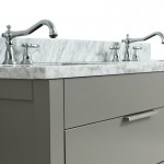 Virta 60 Inch Breeze Floor Mount Double Sink Vanity