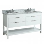 Virta 60 Inch Breeze Floor Mount Double Sink Vanity