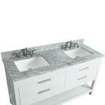 Virta 60 Inch Breeze Floor Mount Double Sink Vanity