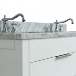 Virta 60 Inch Breeze Floor Mount Double Sink Vanity