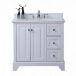 Virta 36 Inch Dalia Floor Mount Single Sink Vanity - With Right Hand Drawers