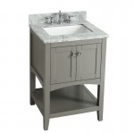 Virta 24 Inch Sirena Floor Mount Single Sink Vanity