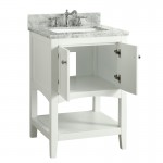 Virta 24 Inch Sirena Floor Mount Single Sink Vanity