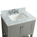 Virta 30 Inch Sirena Floor Mount Single Sink Vanity