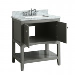 Virta 30 Inch Sirena Floor Mount Single Sink Vanity