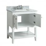 Virta 30 Inch Sirena Floor Mount Single Sink Vanity