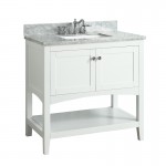 Virta 36 Inch Sirena Floor Mount Single Sink Vanity