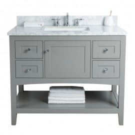 Virta 42 Inch Sirena Floor Mount Single Sink Vanity