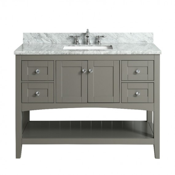 Virta 48 Inch Sirena Floor Mount Single Sink Vanity