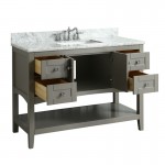 Virta 48 Inch Sirena Floor Mount Single Sink Vanity