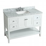 Virta 48 Inch Sirena Floor Mount Single Sink Vanity