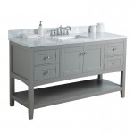 Virta 60 Inch Sirena Floor Mount Single Sink Vanity