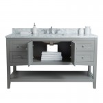 Virta 60 Inch Sirena Floor Mount Single Sink Vanity