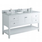 Virta 60 Inch Sirena Floor Mount Single Sink Vanity