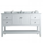 Virta 60 Inch Sirena Floor Mount Single Sink Vanity